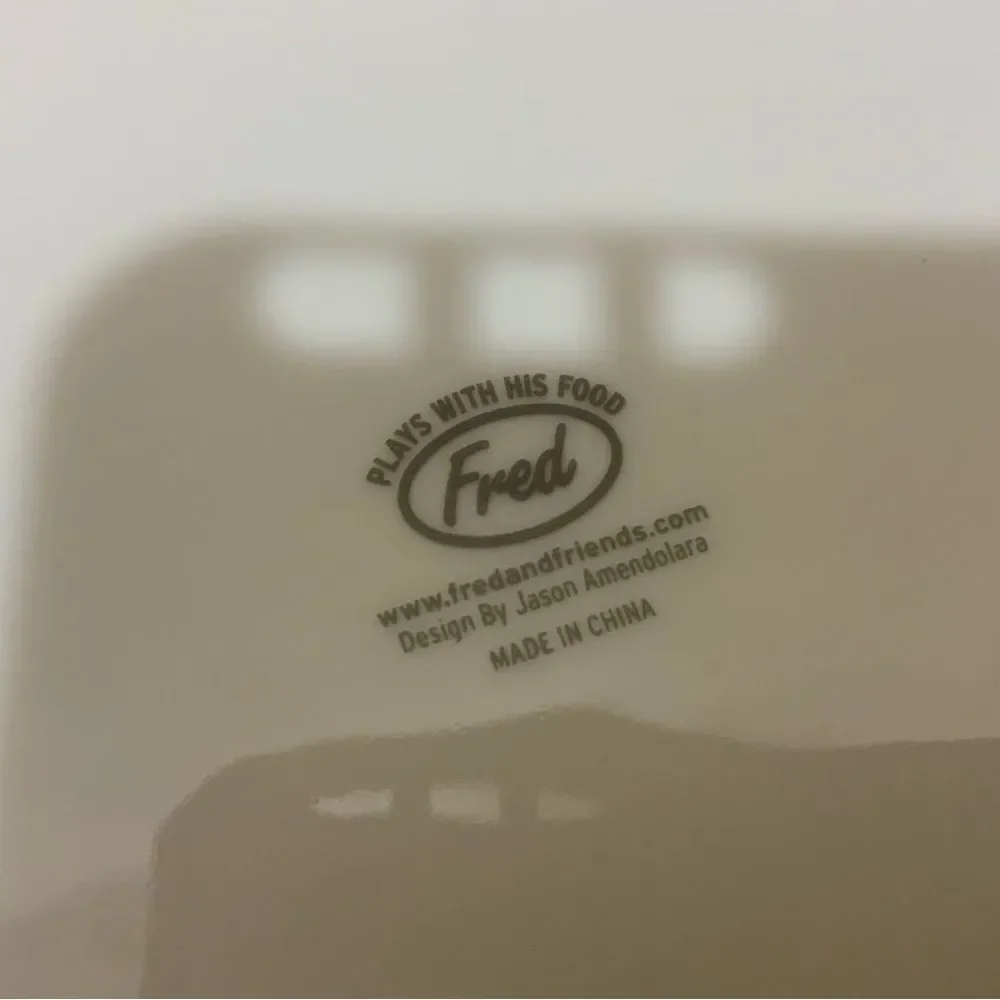 Vintage Plays with his Food Fred Plate